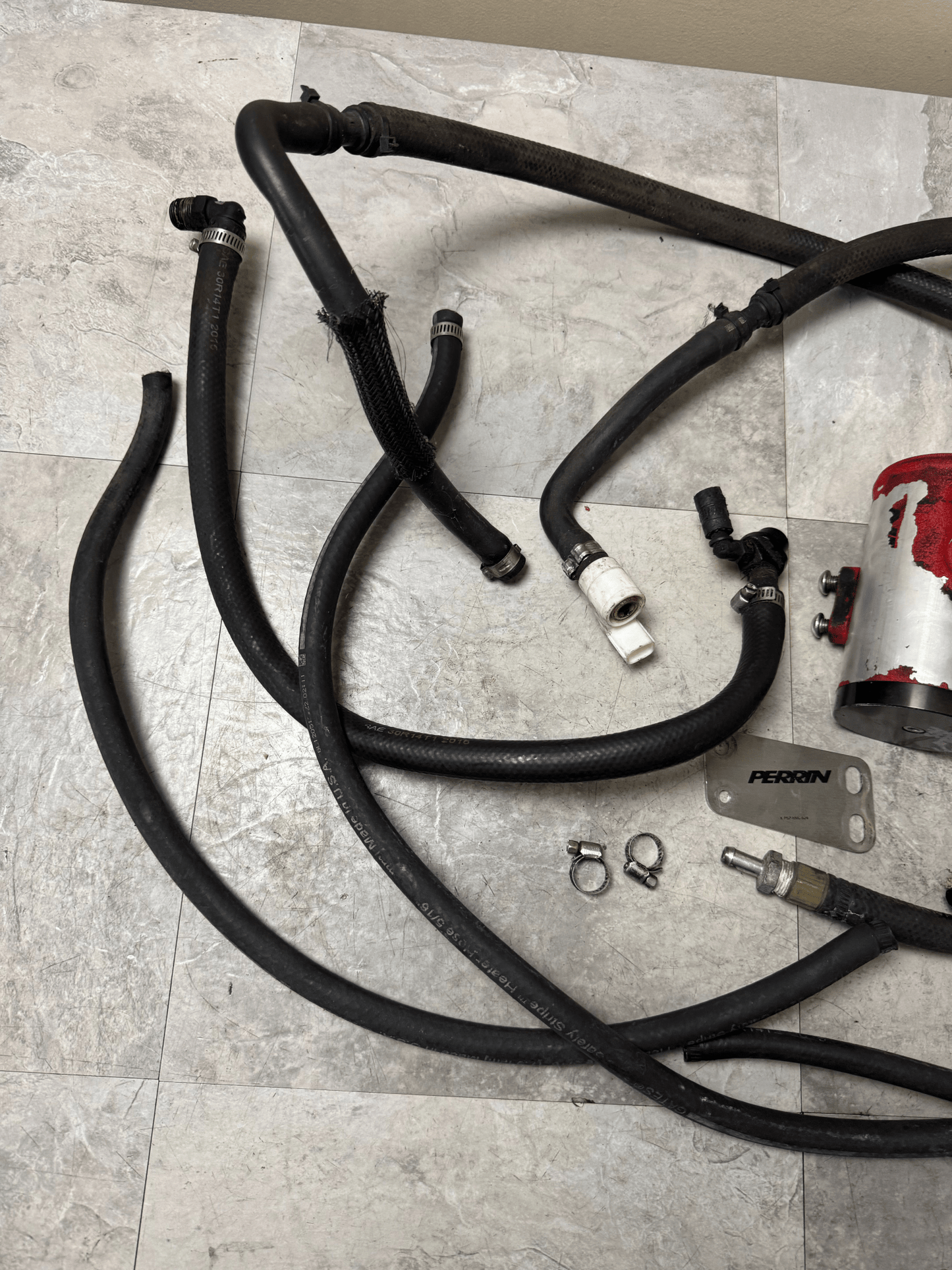 Perrin AOS Kit With Hoses For Subaru 15-21 WRX STi