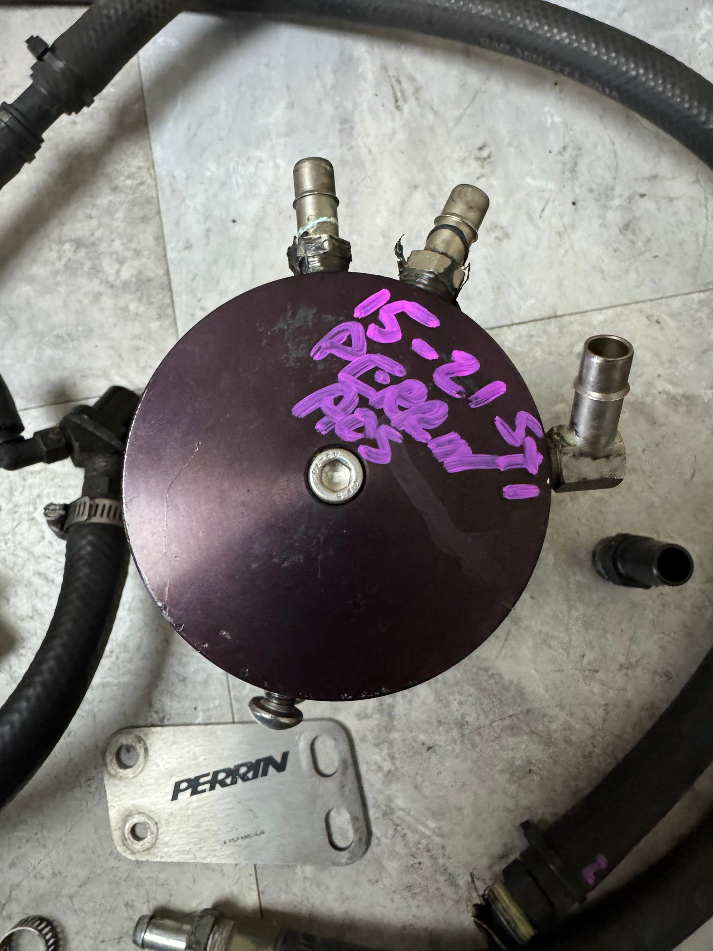 Perrin AOS Kit With Hoses For Subaru 15-21 WRX STi