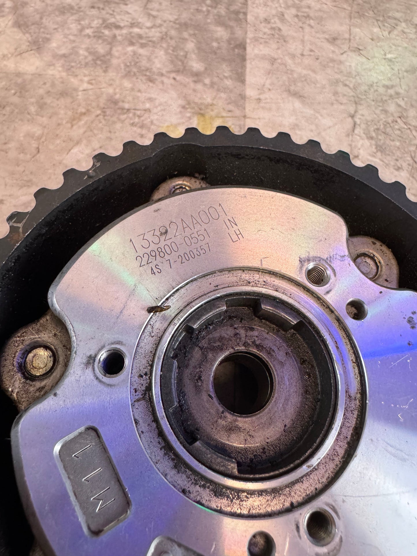 Subaru OEM 04-21 Subaru WRX STi Left LH Intake Cam Gear 13322AA001