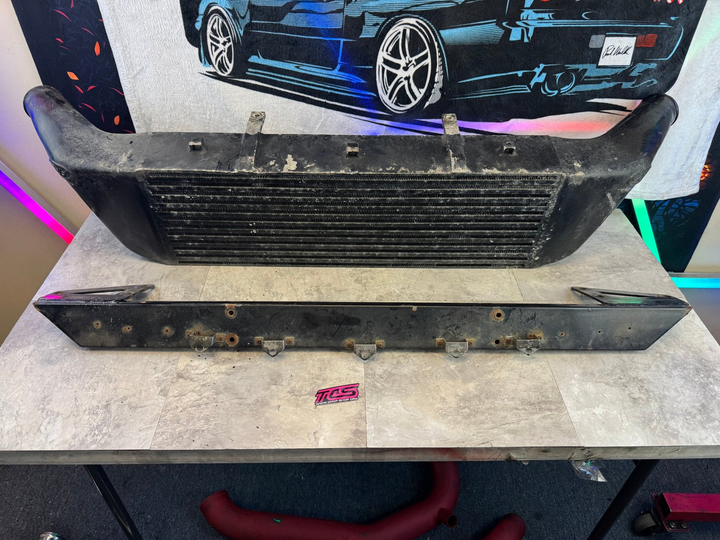 2002-2007 Subaru WRX STi Rare 4.5" APS Front Mount Intercooler Kit For Rotated Turbo P5