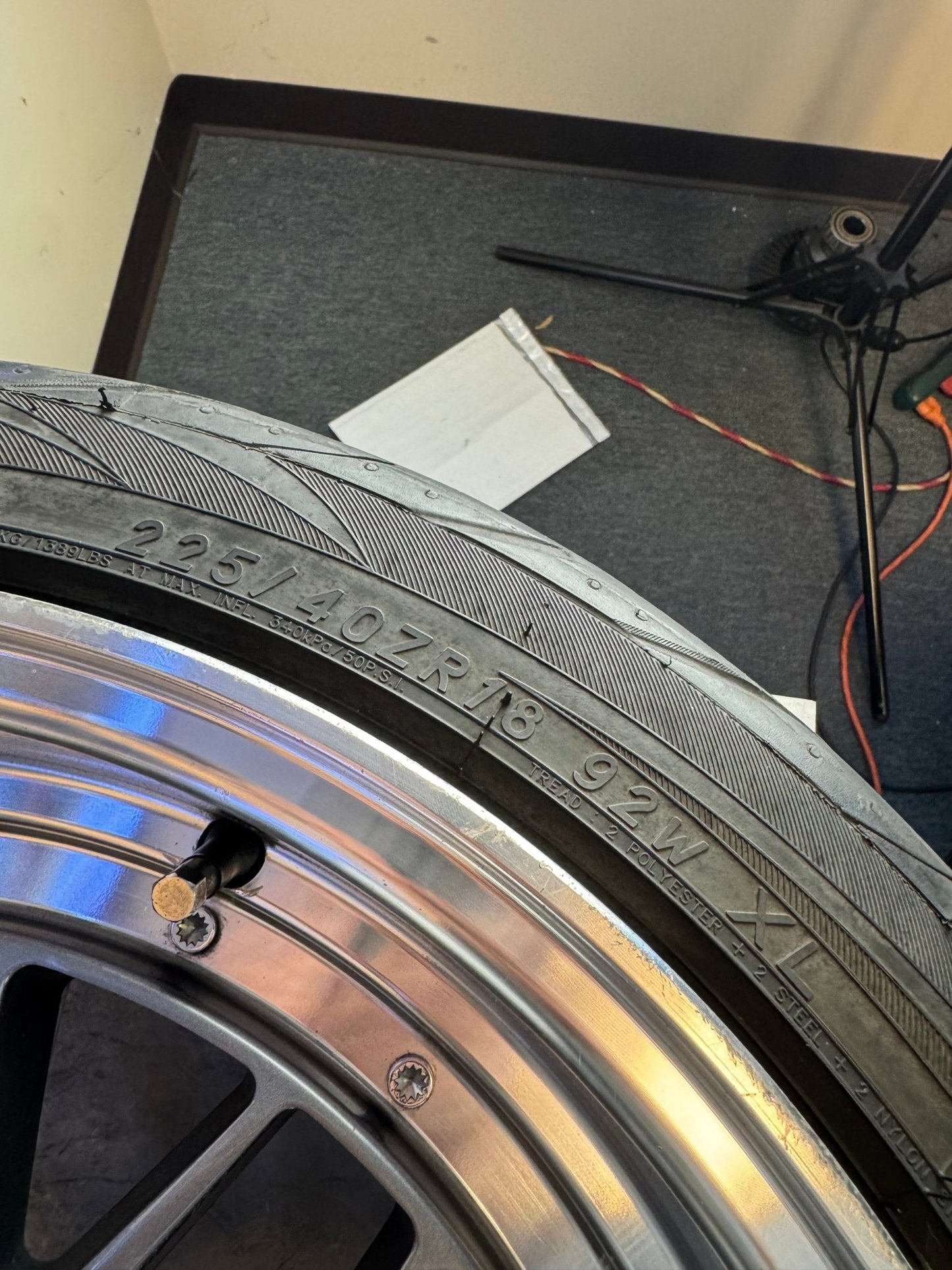 STR Racing Wheels BBS Style STR Racing 601 With Federal 595RS-RR Racing Tires 5x100 18x8.5 +30