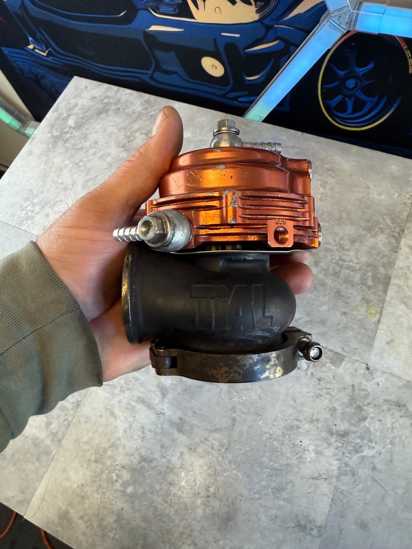 TIAL sport 44 MM EWG external wastegate MVR v band w/ fire ring waste gate