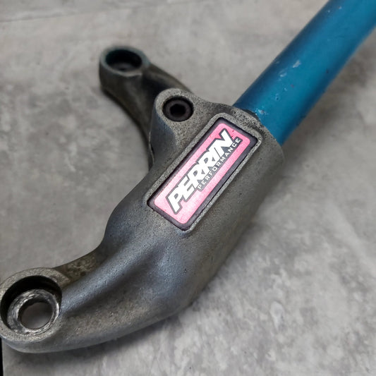 PERRIN Front Strut Tower Brace Bar Subaru 08-21 STi 08-14 WRX Blue