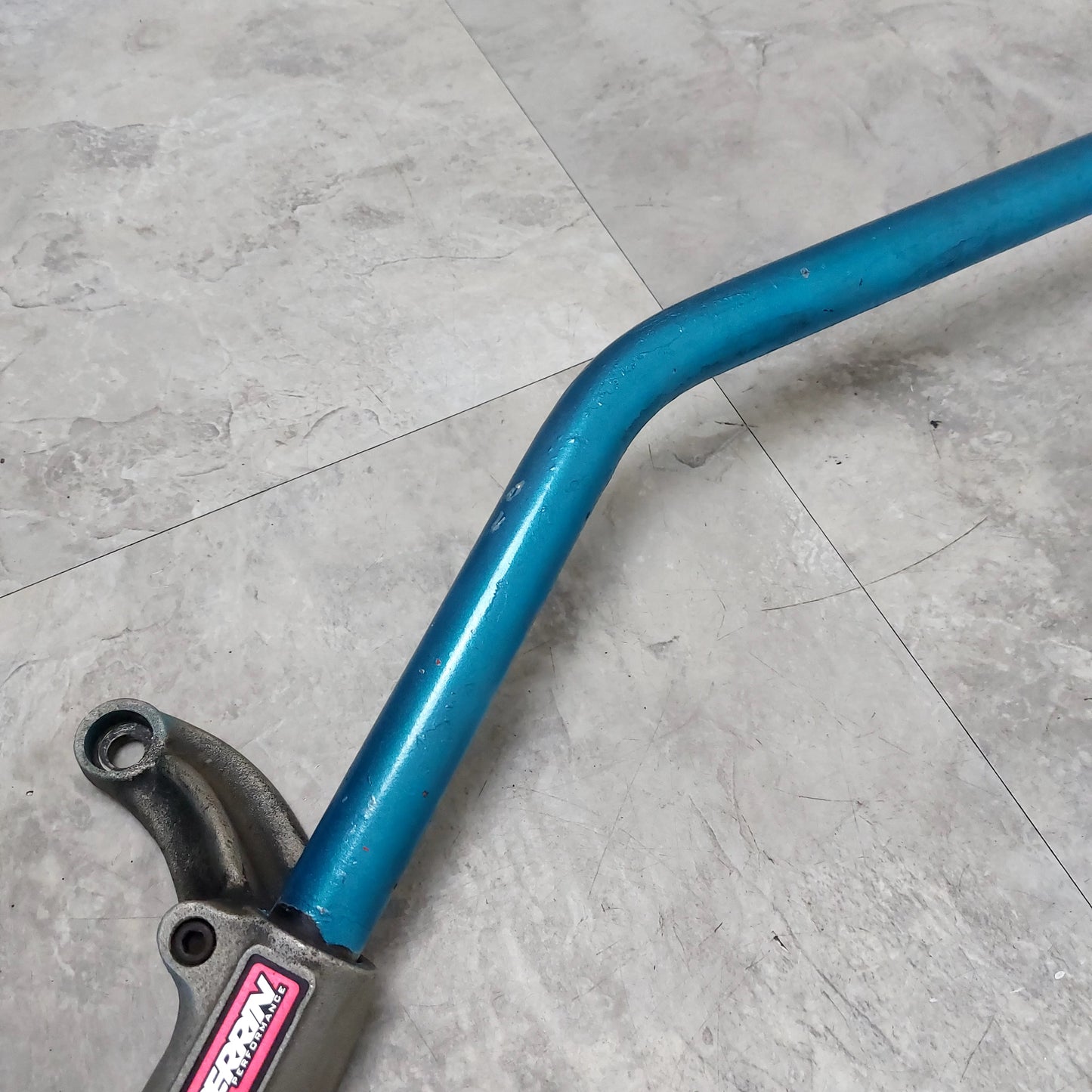 PERRIN Front Strut Tower Brace Bar Subaru 08-21 STi 08-14 WRX Blue