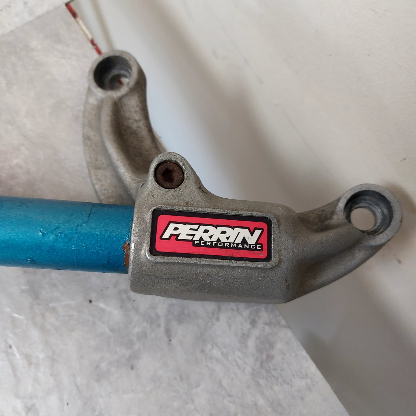 PERRIN Front Strut Tower Brace Bar Subaru 08-21 STi 08-14 WRX Blue