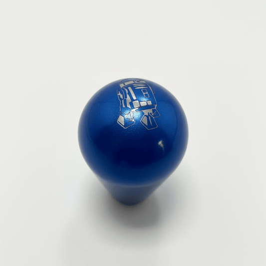 Star Wars R2-D2 Weighted Shift Knob Blue Billet Aluminum Fits Subaru WRX STi 5MT 6MT