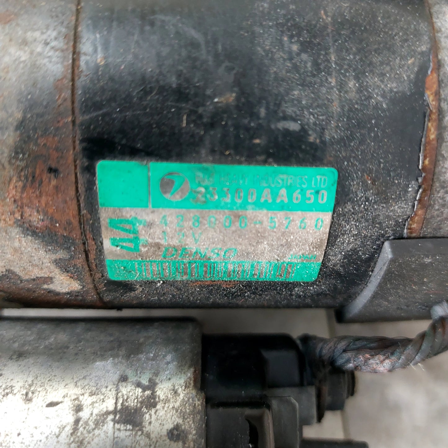2008-2021 Subaru STi Starter Motor OEM Assembly
