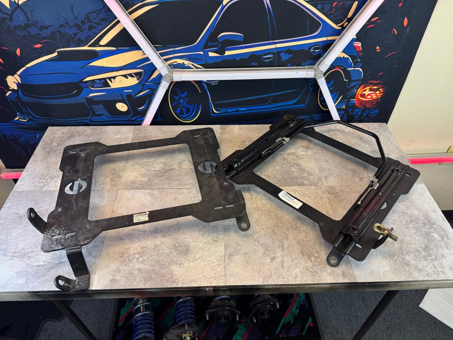 Sparco Seat Bracket Set Pair Driver Side Rail Pair