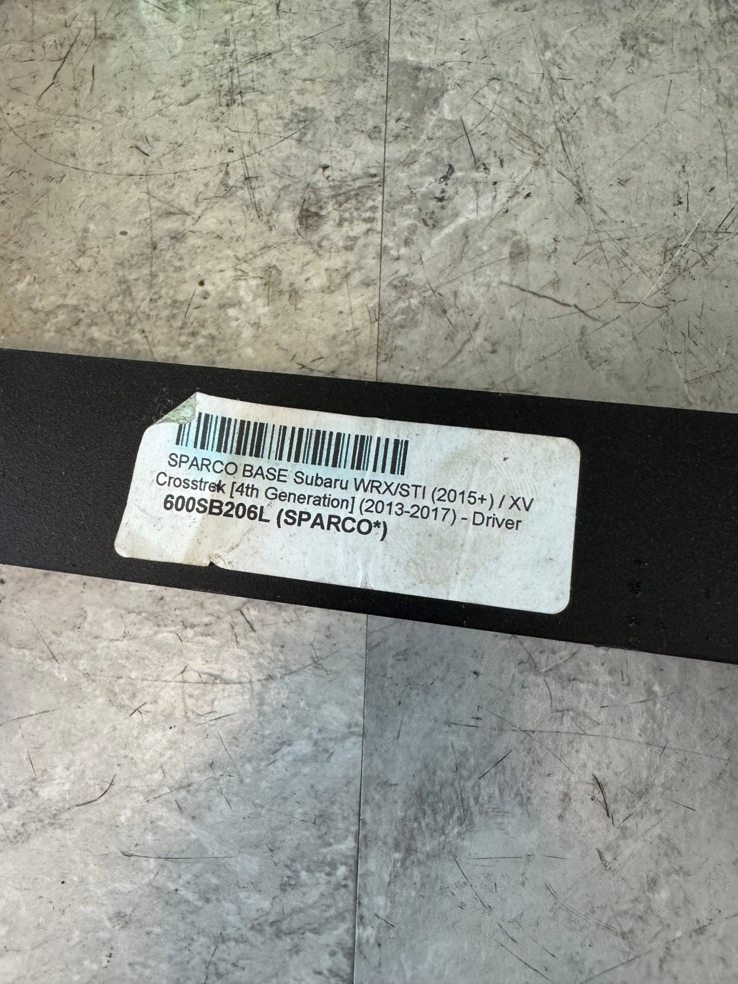 Sparco Seat Bracket Set Pair Driver Side Rail Pair