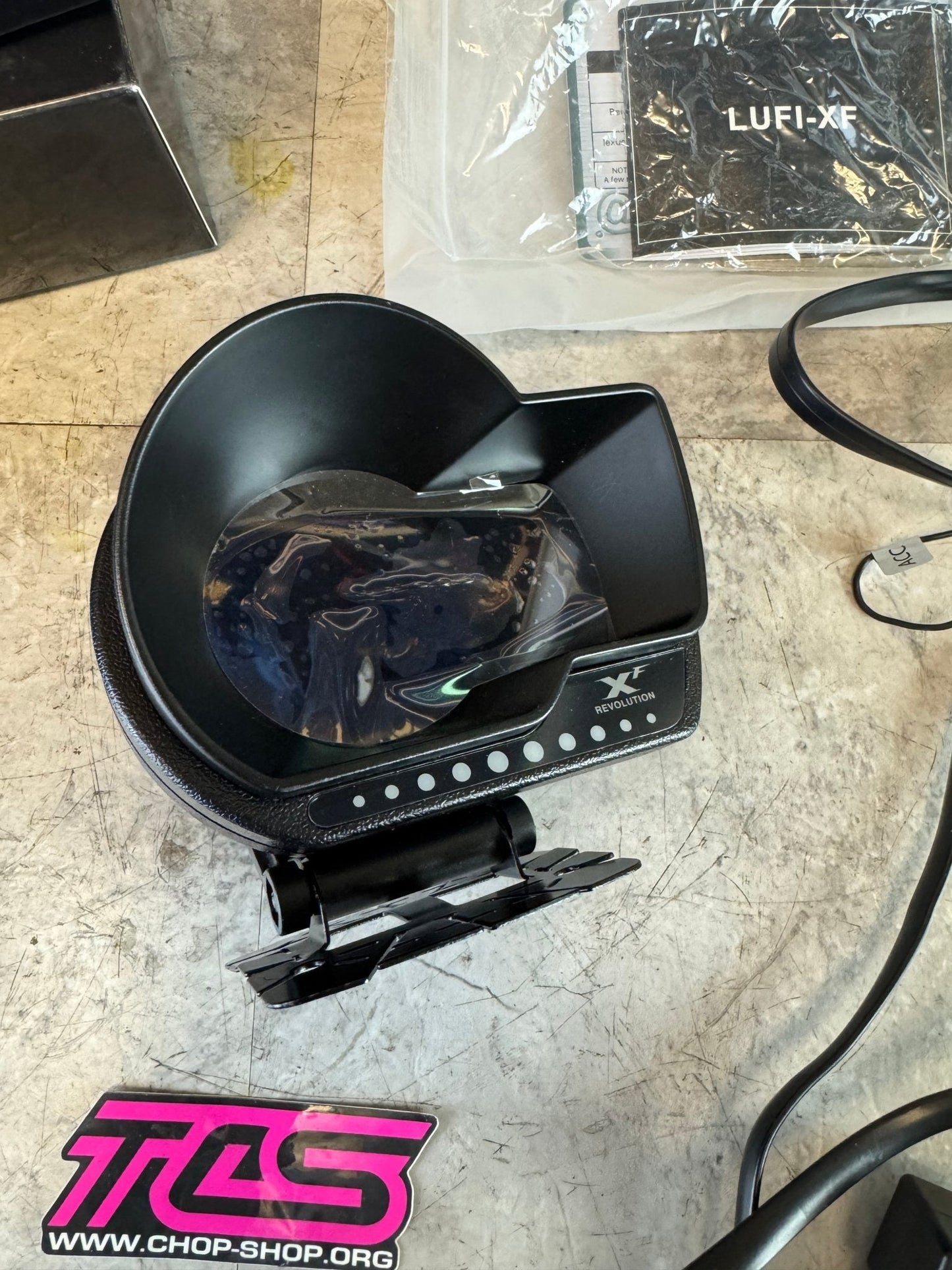 Luficar XF Revolution OBD2 Display, Boost Gauge, Water Temperature Meter, Vehicle Electronic Combination Instrument Cluster Gauge Pod