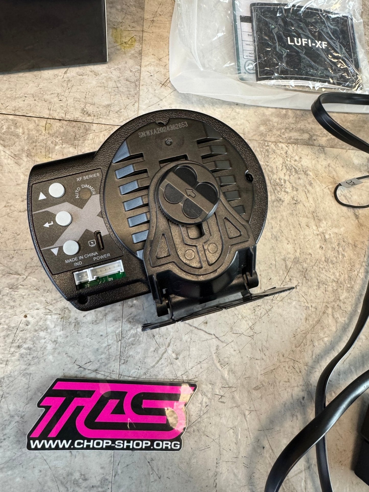 Luficar XF Revolution OBD2 Display, Boost Gauge, Water Temperature Meter, Vehicle Electronic Combination Instrument Cluster Gauge Pod