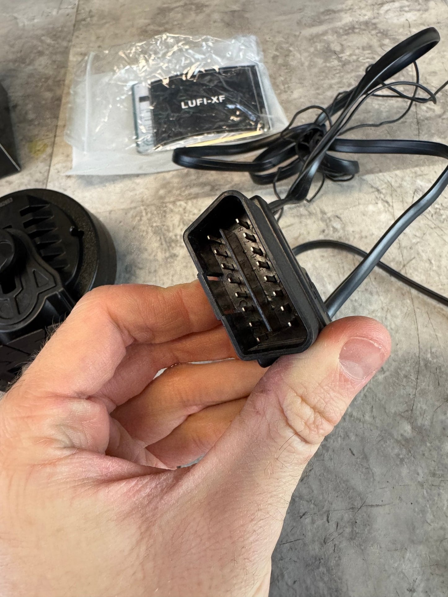 Luficar XF Revolution OBD2 Display, Boost Gauge, Water Temperature Meter, Vehicle Electronic Combination Instrument Cluster Gauge Pod