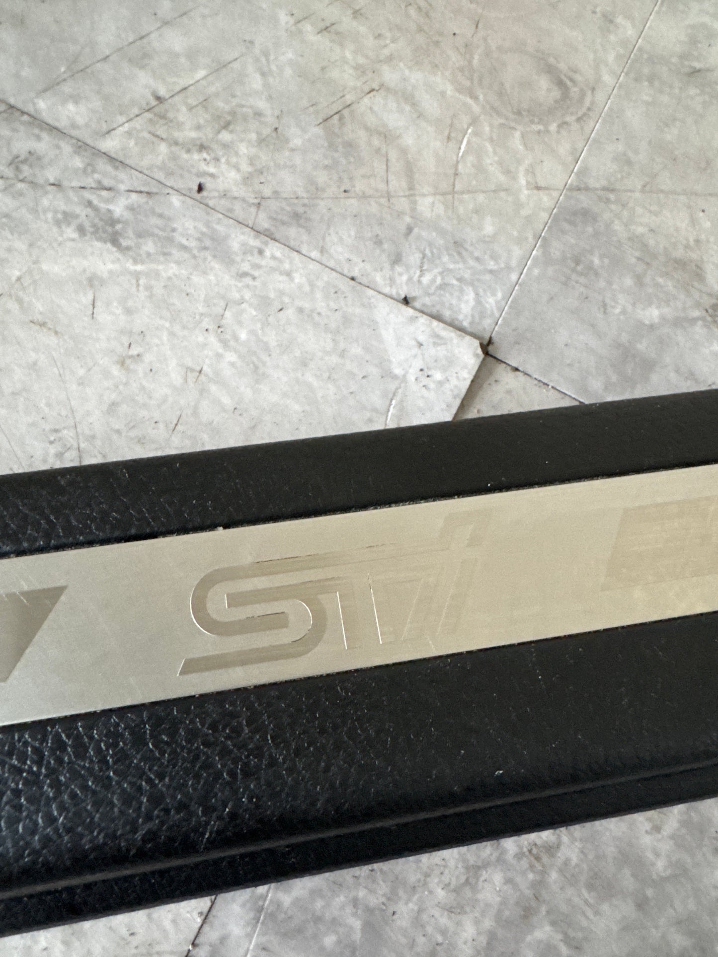 2015-2021 Subaru WRX STi Front OEM Door Sill Trim Set