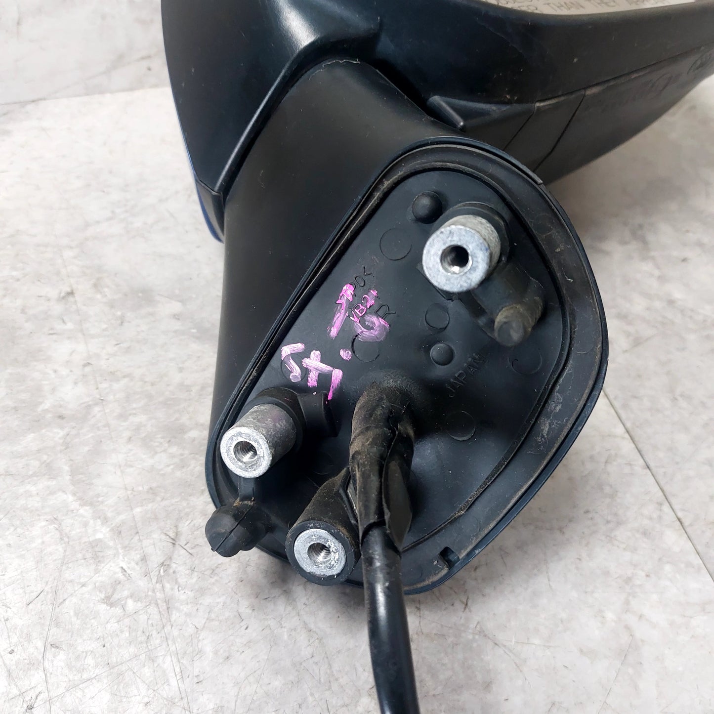 2015-2019 Subaru WRX STi RH Passenger Mirror WR Blue Pearl K7X BSD