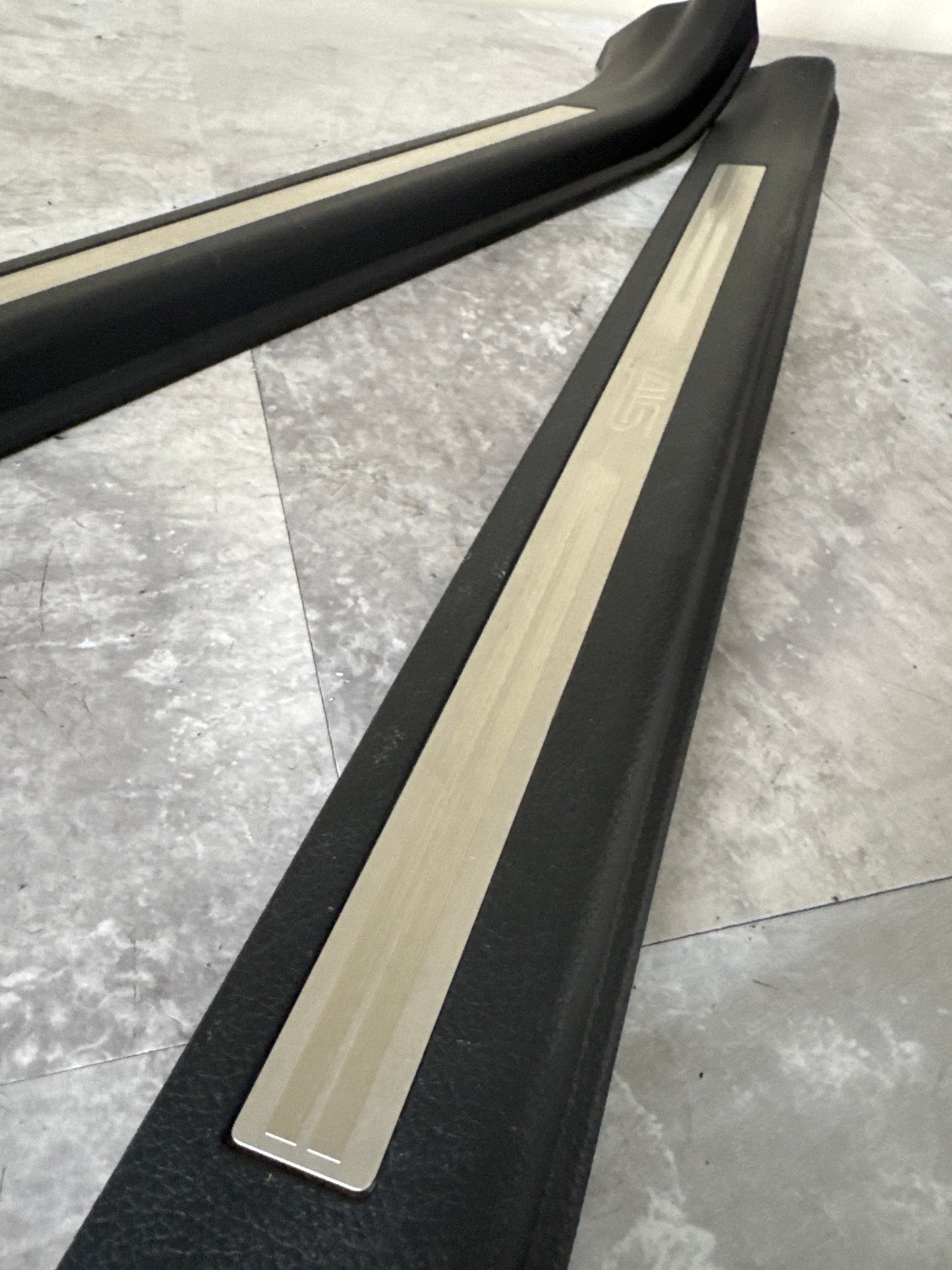 2015-2021 Subaru WRX STi Front OEM Door Sill Trim Set