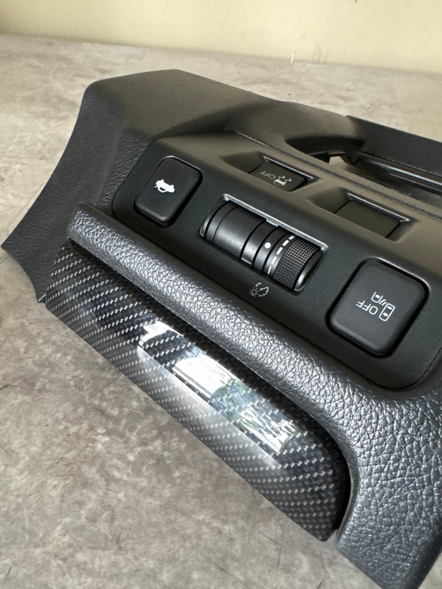 2015-2019 Subaru WRX Driver Side OEM Lower Dash Panel Trim Buttons