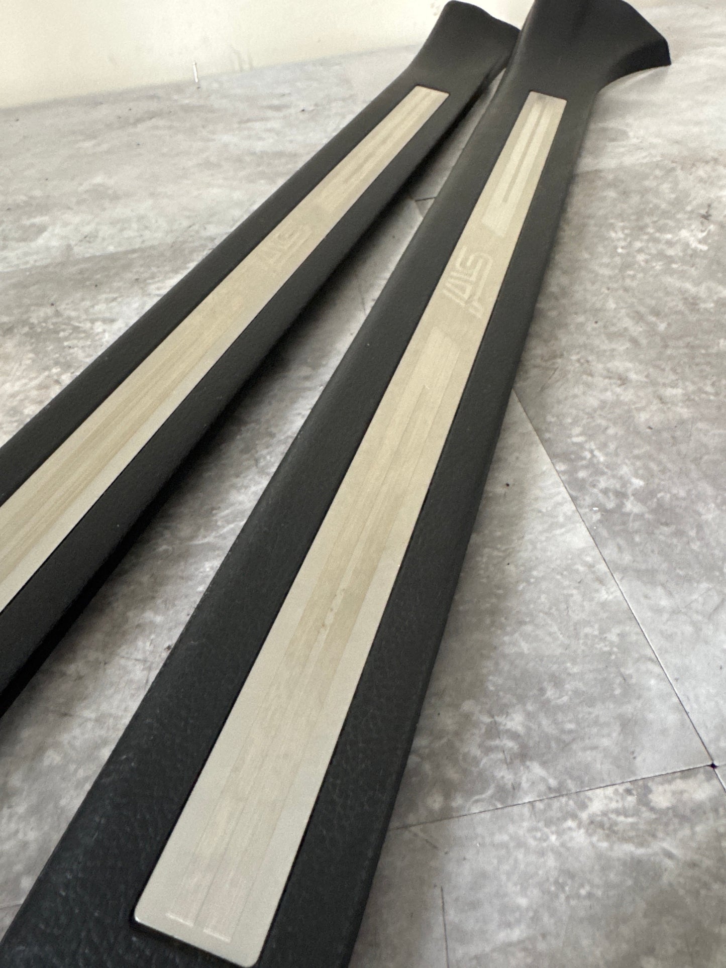2015-2021 Subaru WRX STi Front OEM Door Sill Trim Set