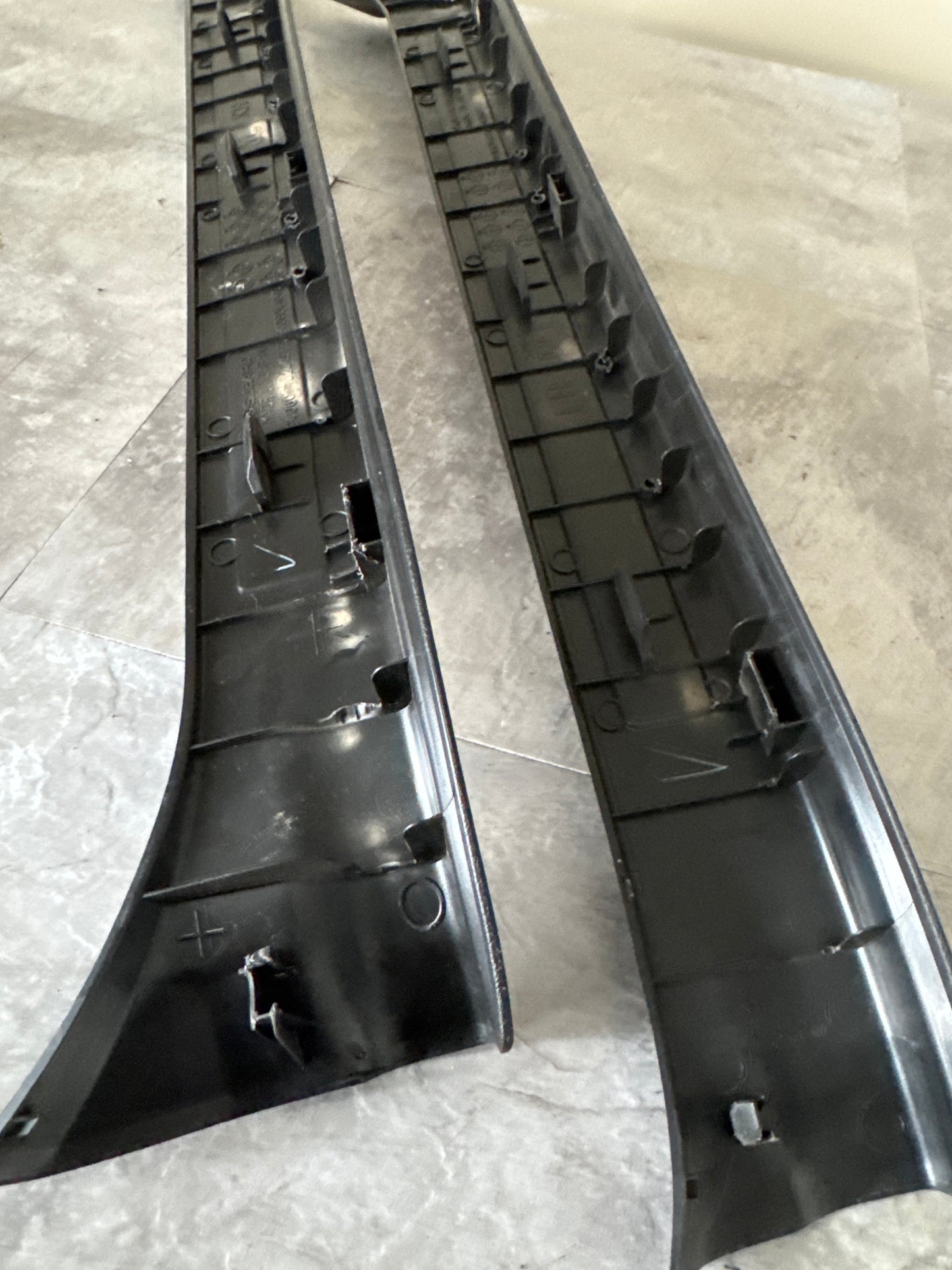2015-2021 Subaru WRX STi Front OEM Door Sill Trim Set