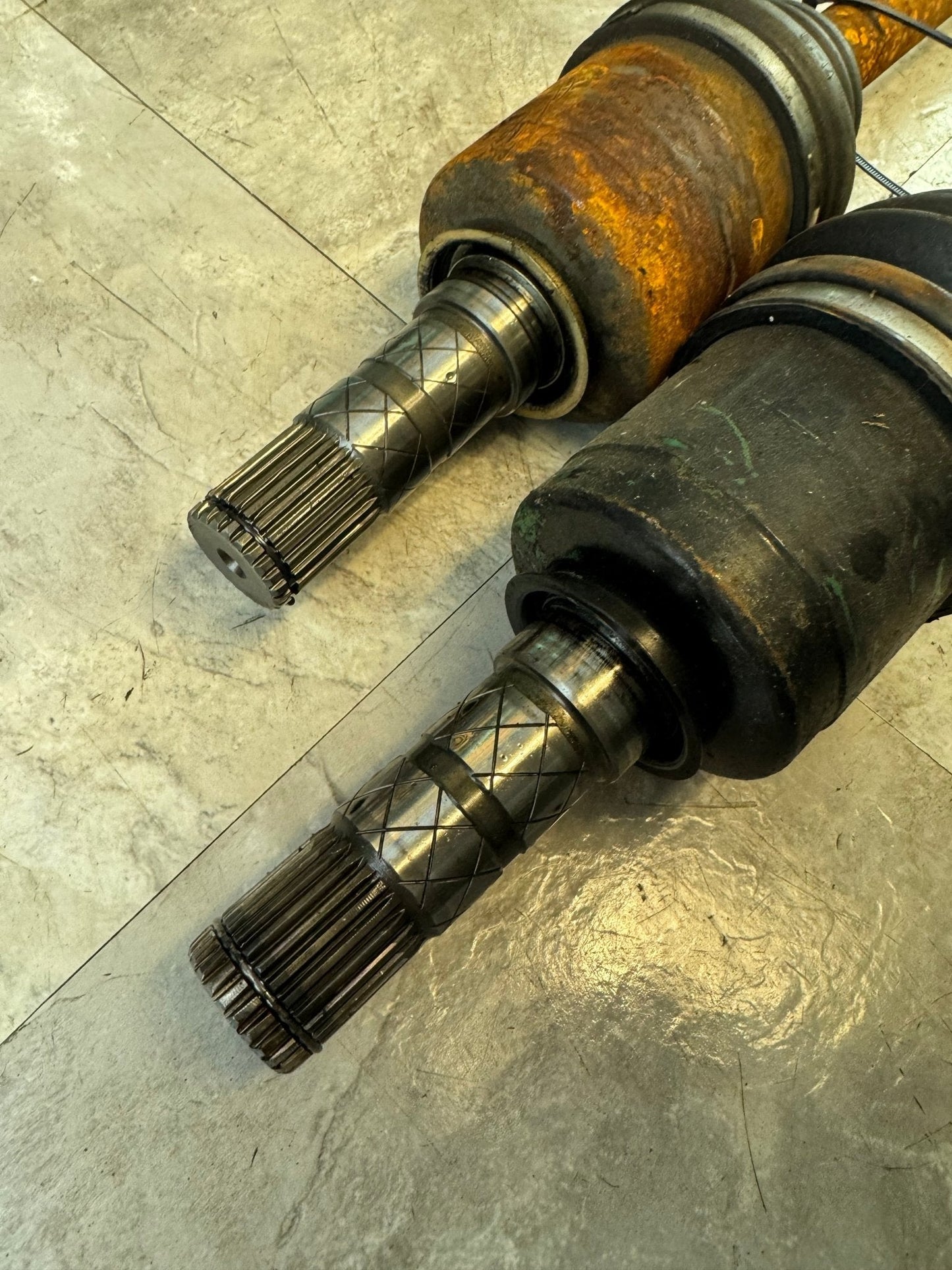 2005-2007 Subaru STi Front Axles OEM Set Pair 78k Miles K4
