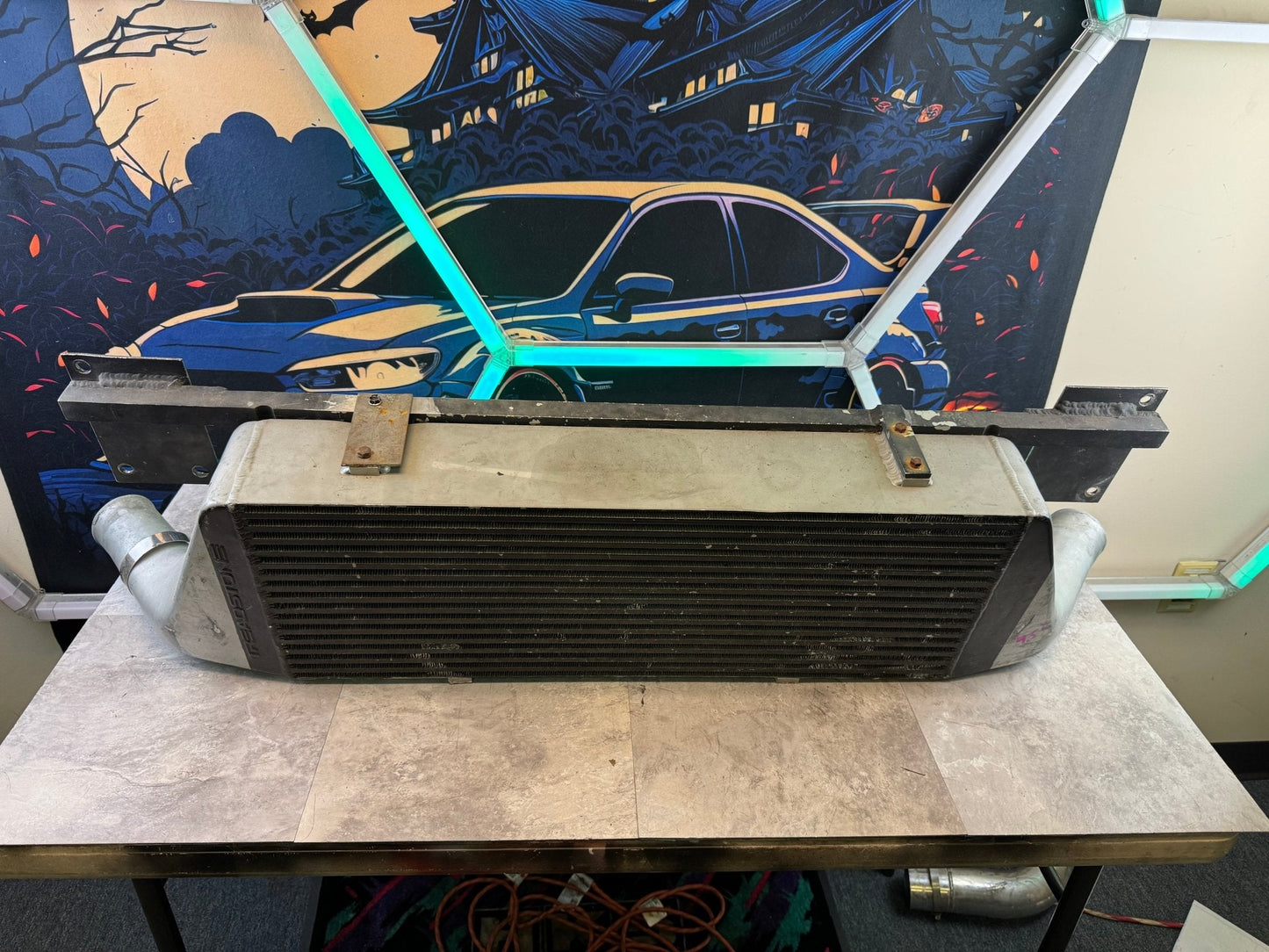 Treadstone 4.5" Core Front Mount Intercooler With Bracket For 08-14 WRX STi