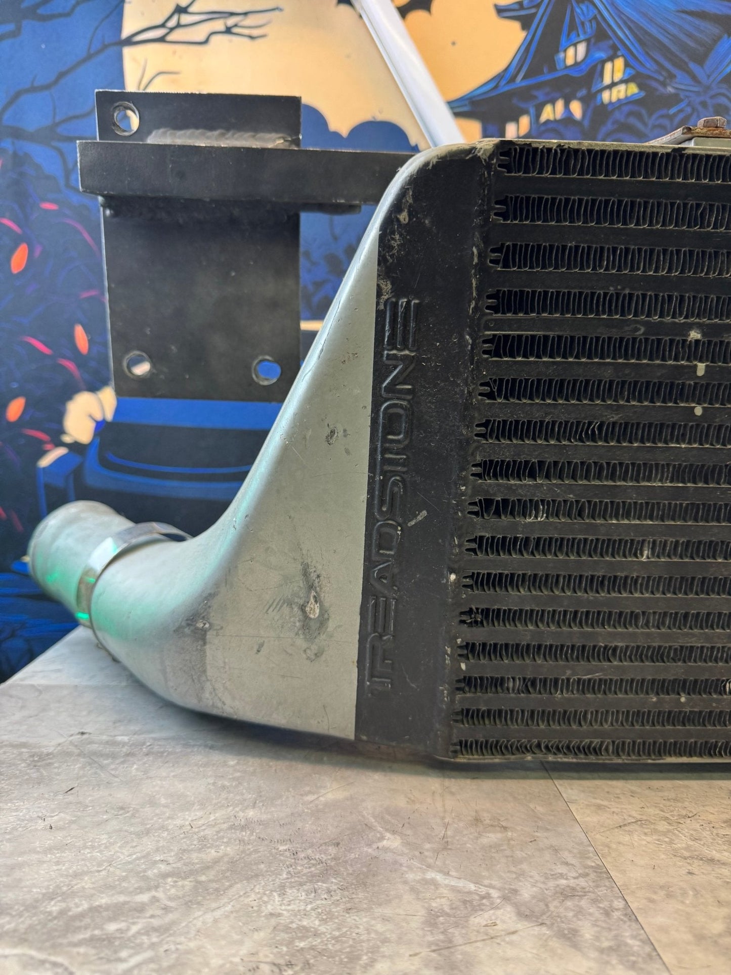 Treadstone 4.5" Core Front Mount Intercooler With Bracket For 08-14 WRX STi