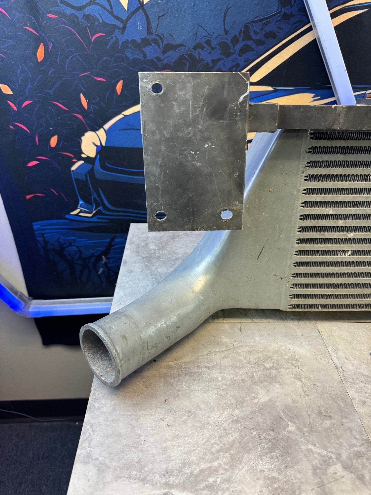 Treadstone 4.5" Core Front Mount Intercooler With Bracket For 08-14 WRX STi