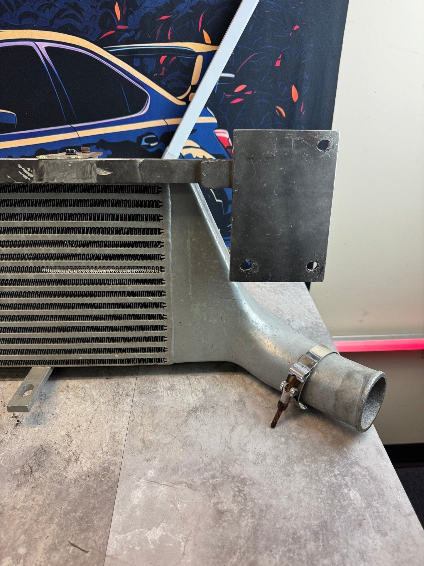 Treadstone 4.5" Core Front Mount Intercooler With Bracket For 08-14 WRX STi