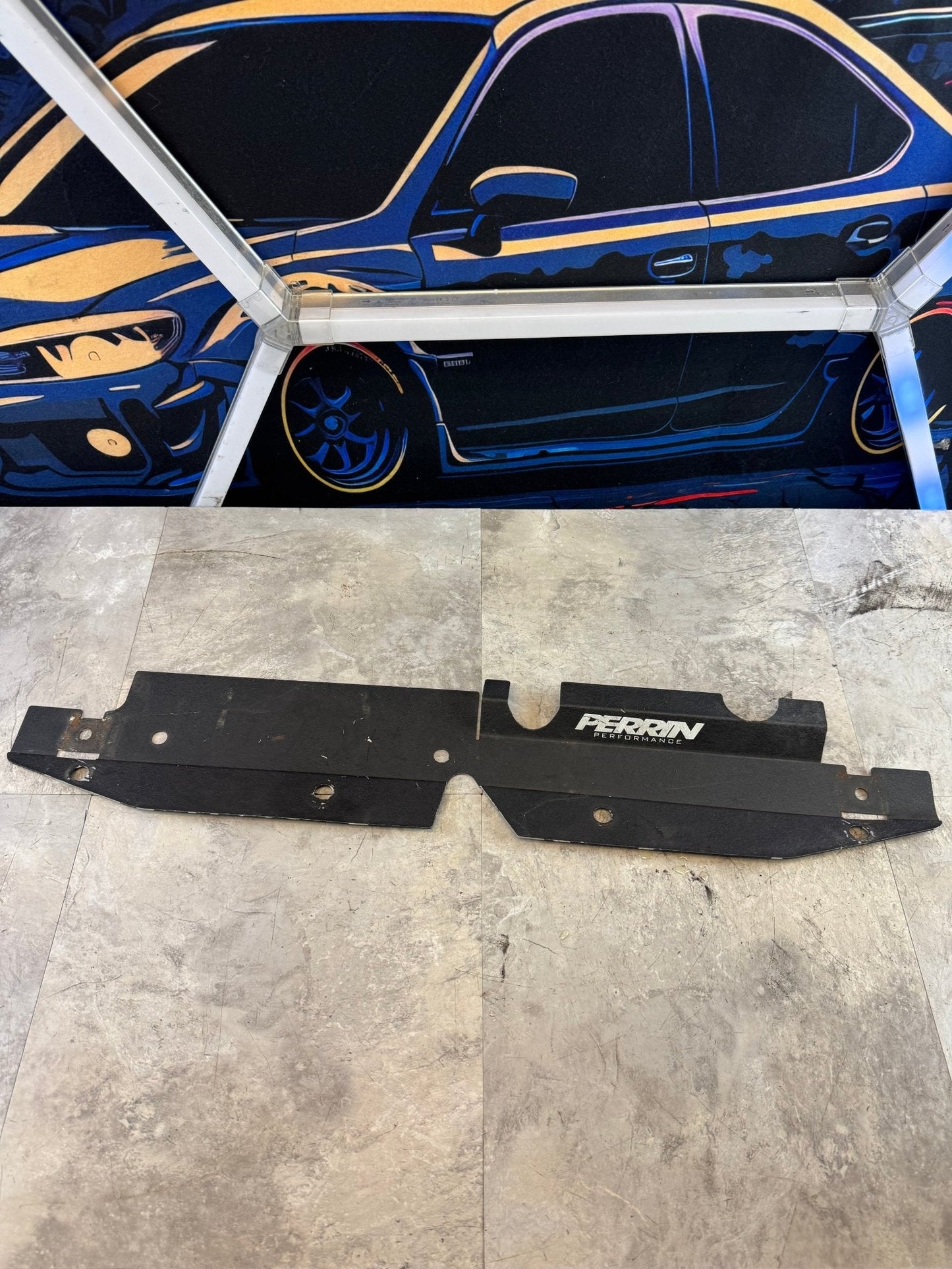 Perrin Radiator Shroud Black For 08-14 WRX STi