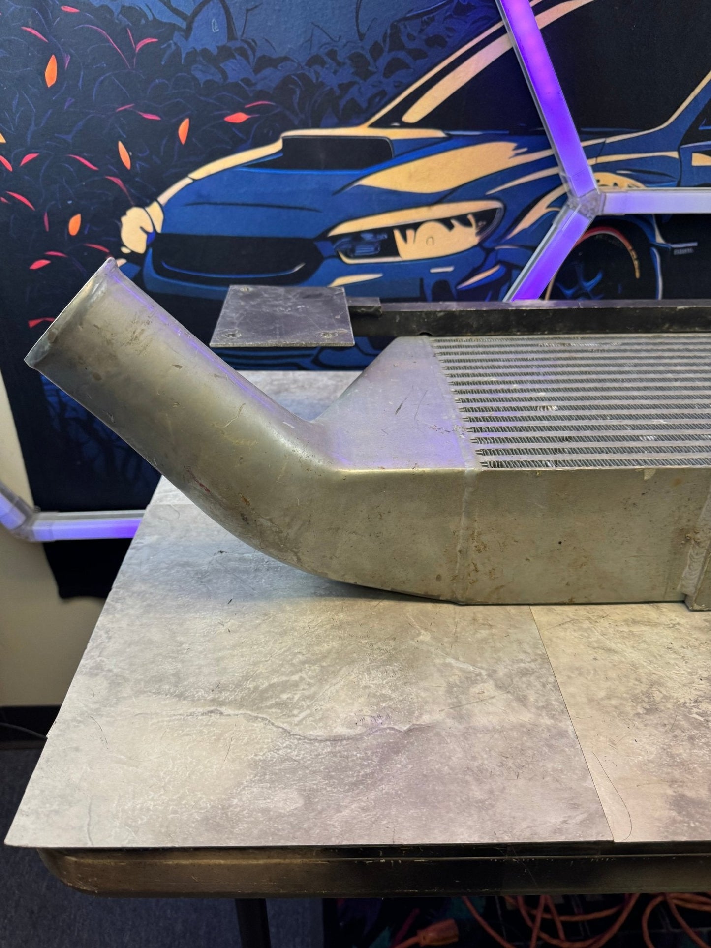 Treadstone 4.5" Core Front Mount Intercooler With Bracket For 08-14 WRX STi