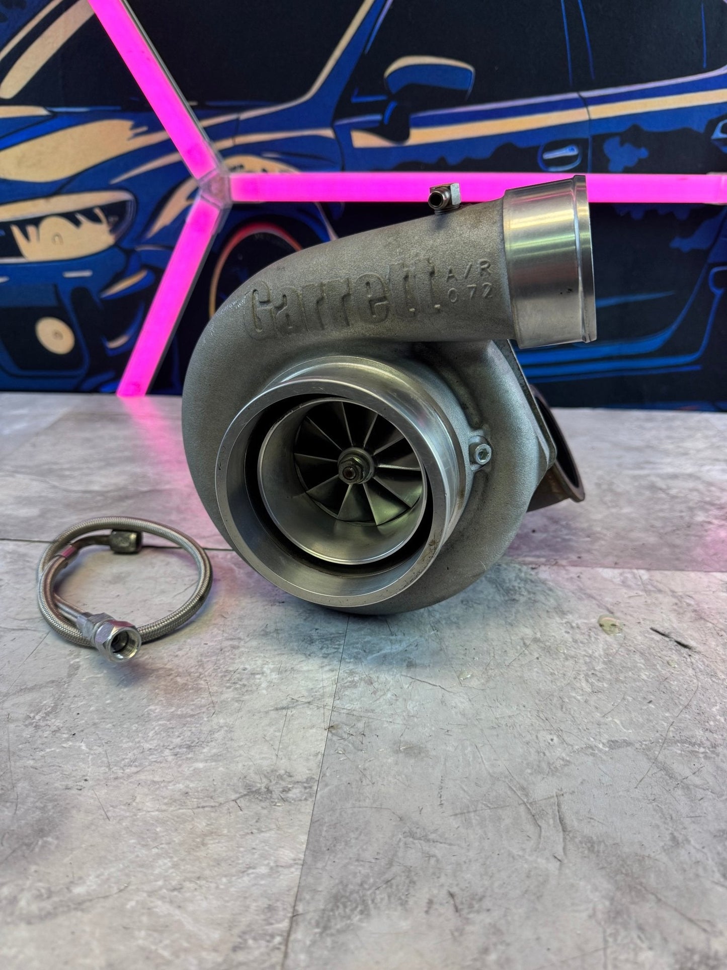 Garrett GTX3584RS Gen2 Turbo Ball Bearing Billet Wheel 4-Inch And V-Band Inlet/Outlet