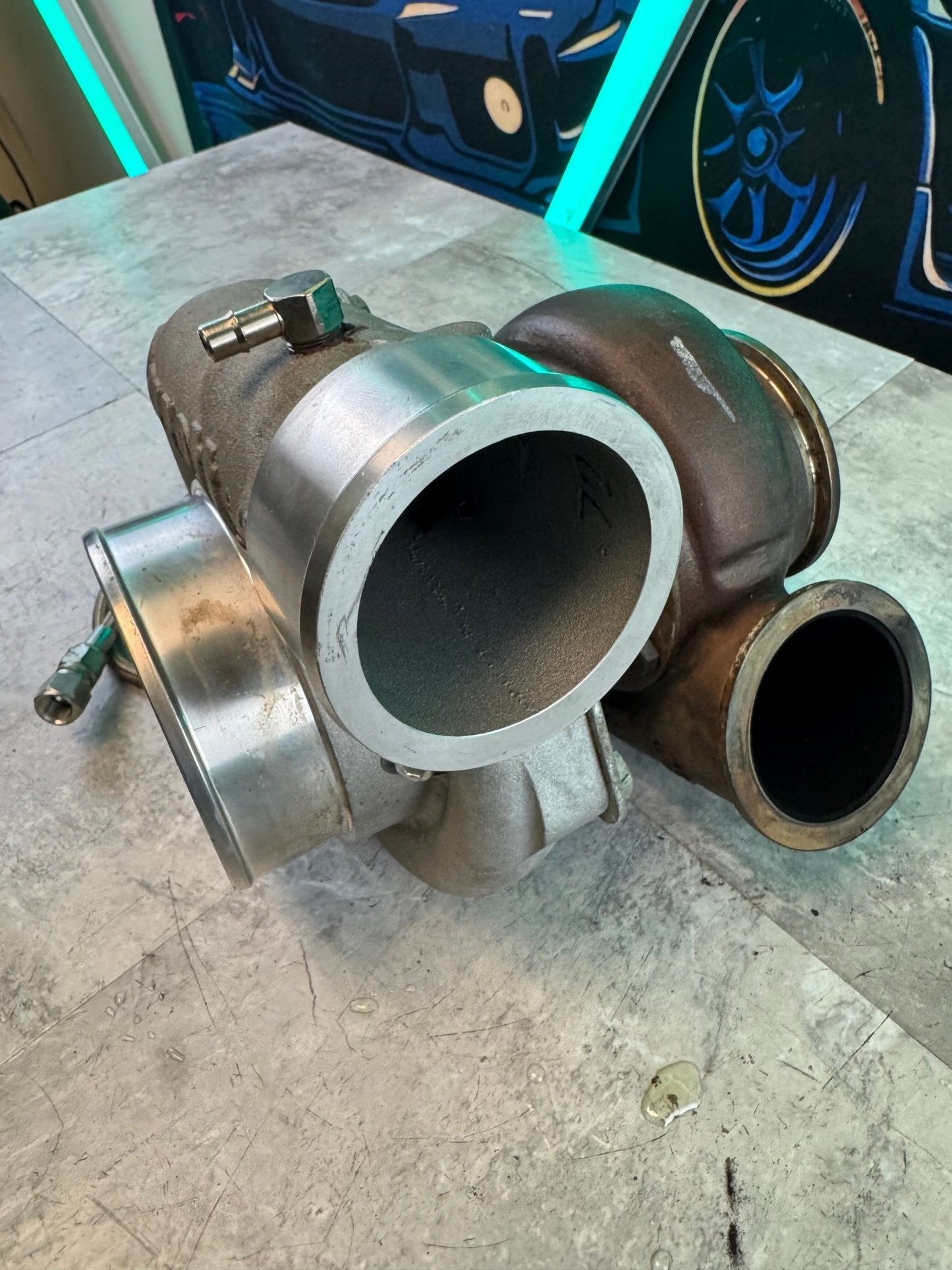 Garrett GTX3584RS Gen2 Turbo Ball Bearing Billet Wheel 4-Inch And V-Band Inlet/Outlet