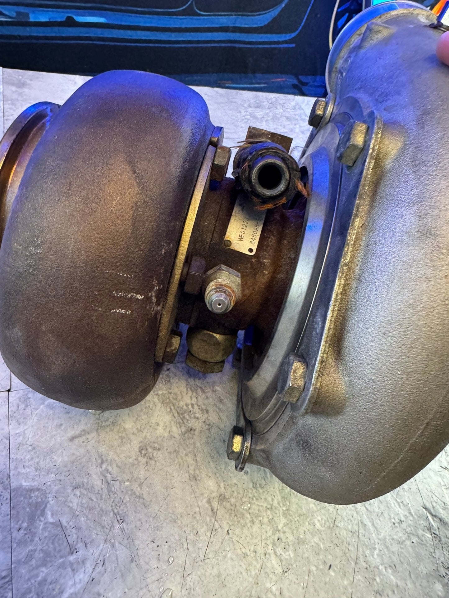 Garrett GTX3584RS Gen2 Turbo Ball Bearing Billet Wheel 4-Inch And V-Band Inlet/Outlet