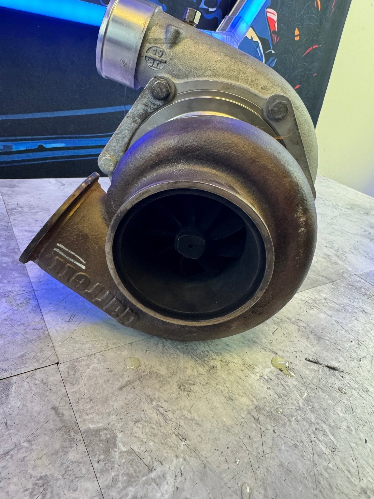 Garrett GTX3584RS Gen2 Turbo Ball Bearing Billet Wheel 4-Inch And V-Band Inlet/Outlet