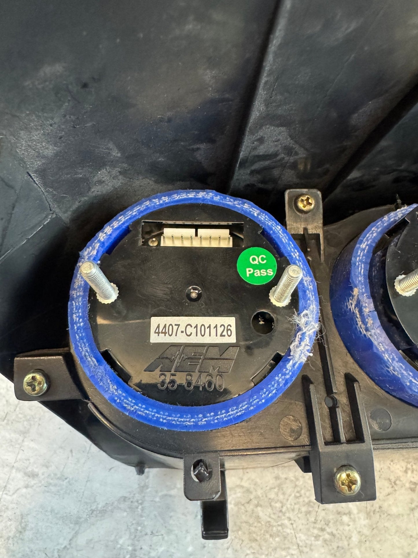 ATI Triple Dash Mounted Gauge Pod With AEM Boost AF Ratio Oil Pressure Gauges With Accessories For 02-07 Subaru WRX/STi