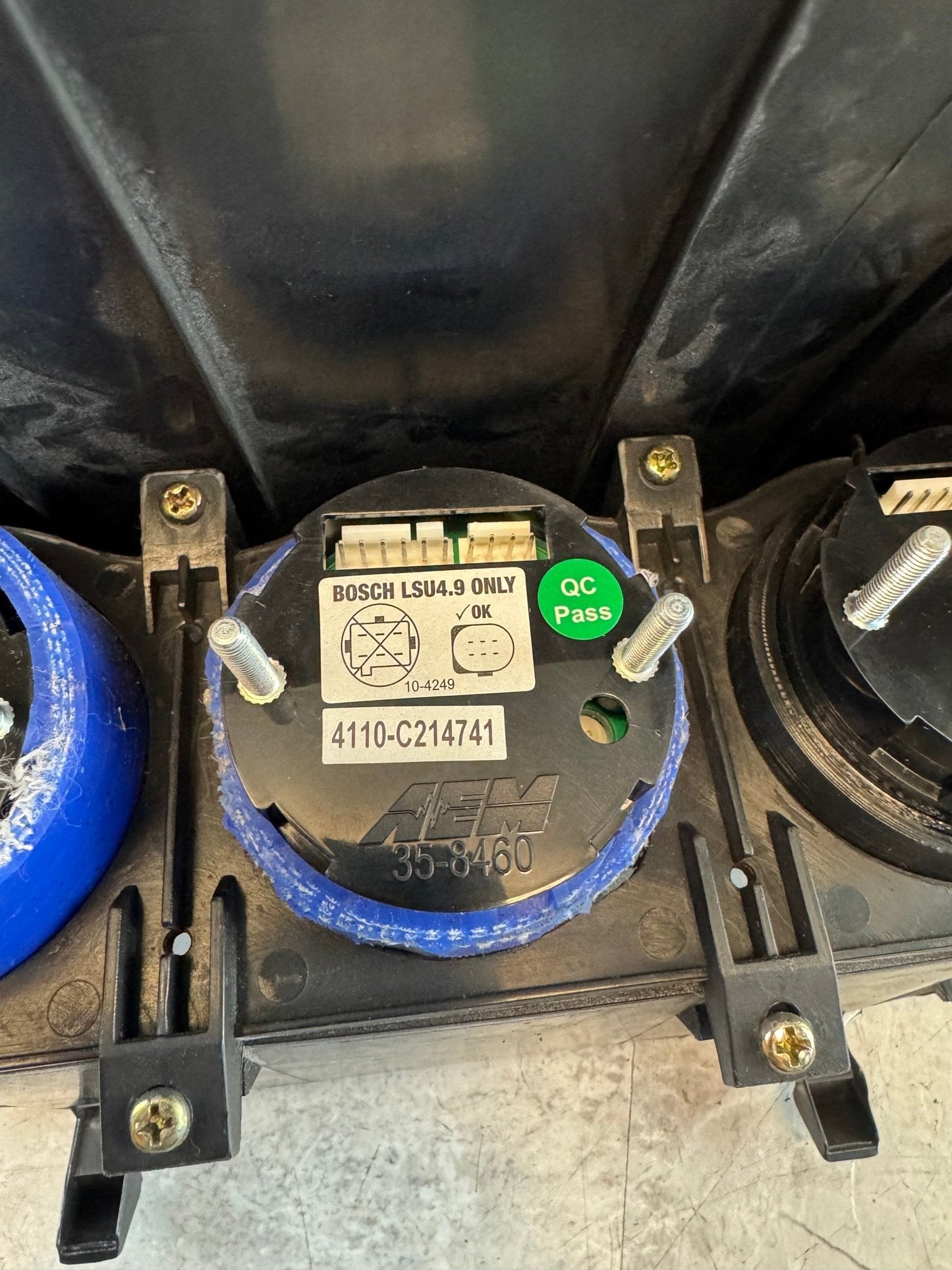 ATI Triple Dash Mounted Gauge Pod With AEM Boost AF Ratio Oil Pressure Gauges With Accessories For 02-07 Subaru WRX/STi