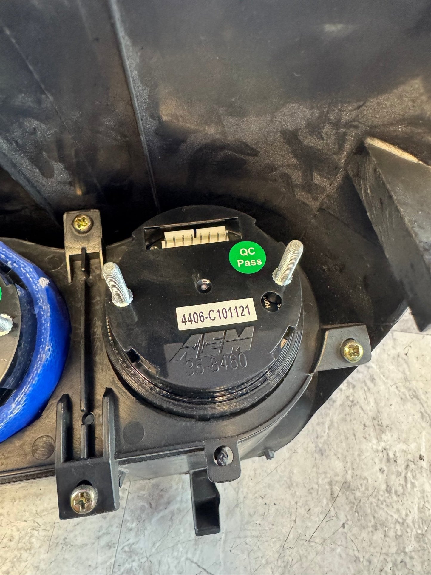 ATI Triple Dash Mounted Gauge Pod With AEM Boost AF Ratio Oil Pressure Gauges With Accessories For 02-07 Subaru WRX/STi