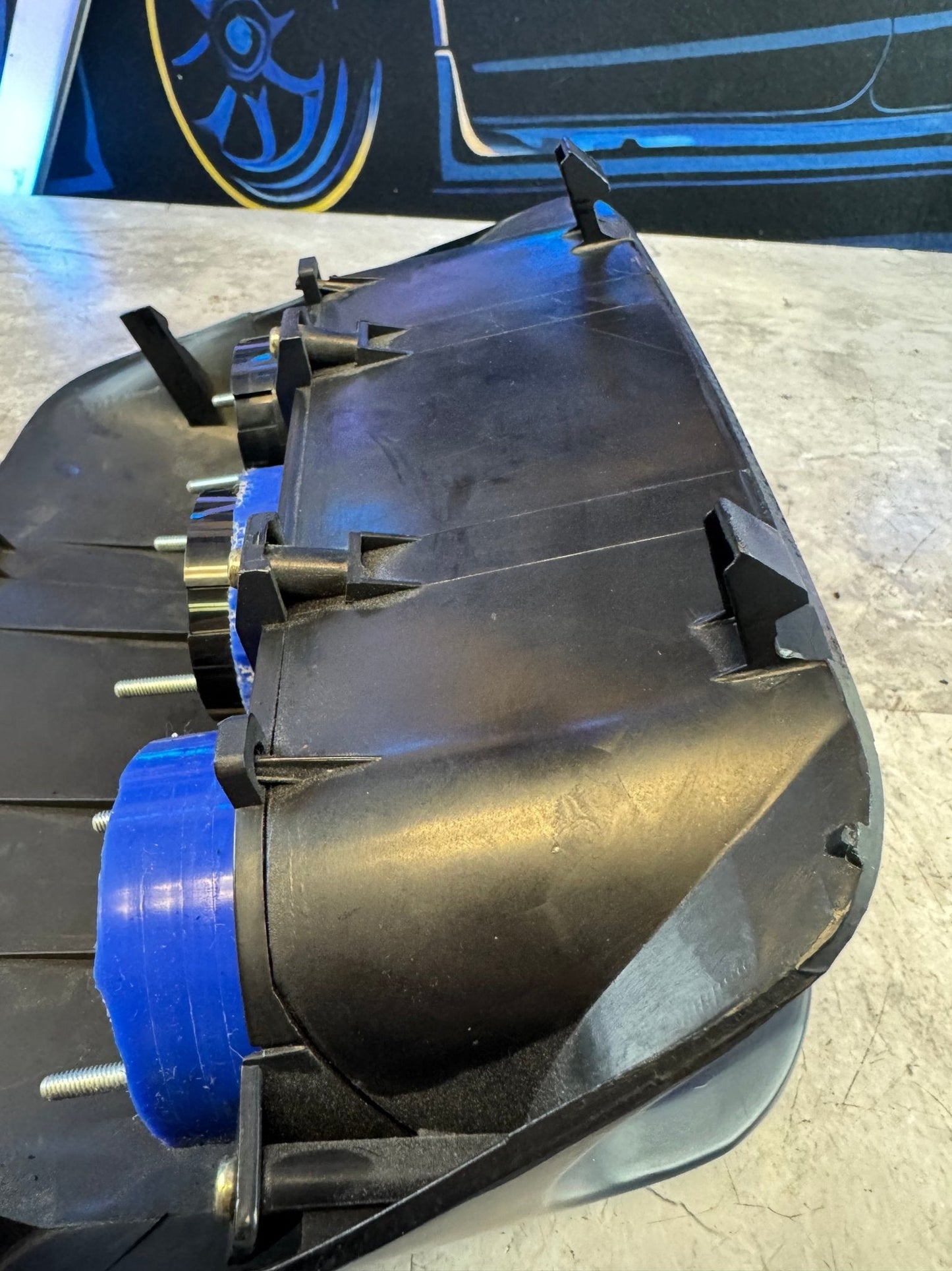 ATI Triple Dash Mounted Gauge Pod With AEM Boost AF Ratio Oil Pressure Gauges With Accessories For 02-07 Subaru WRX/STi