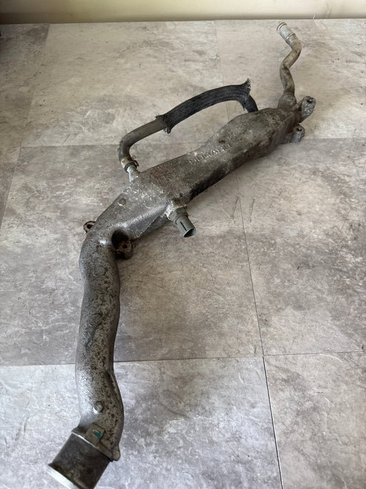 2006-2007 Subaru WRX STi Engine OEM Coolant Crossover Assembly L3