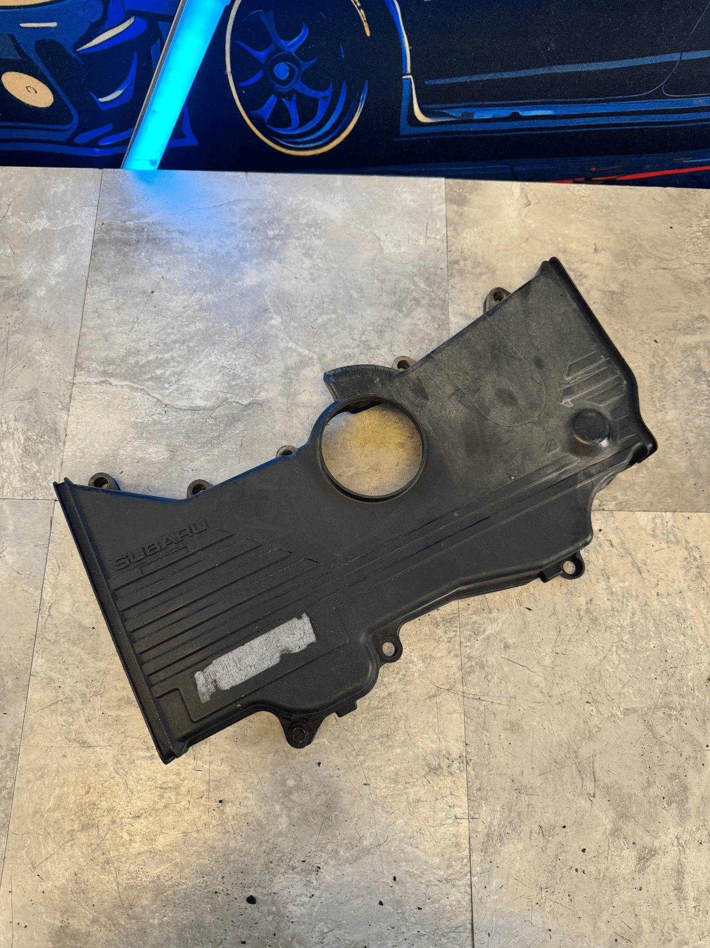 2002-2014 Subaru Center Engine Timing OEM Cover Front Cover Belt Y5