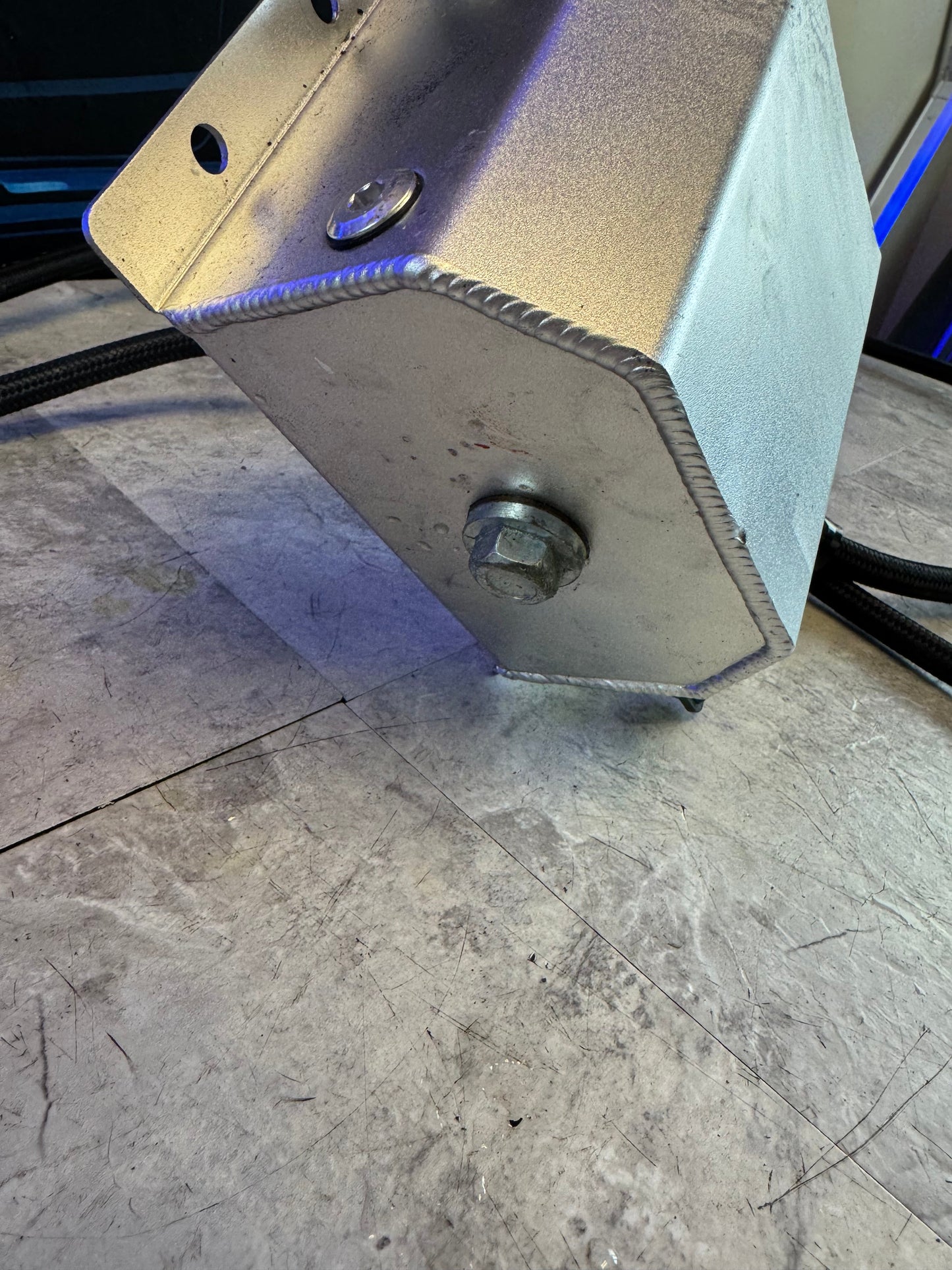 Universal Aluminum Coolant Overflow Reservoir With Hoses N5