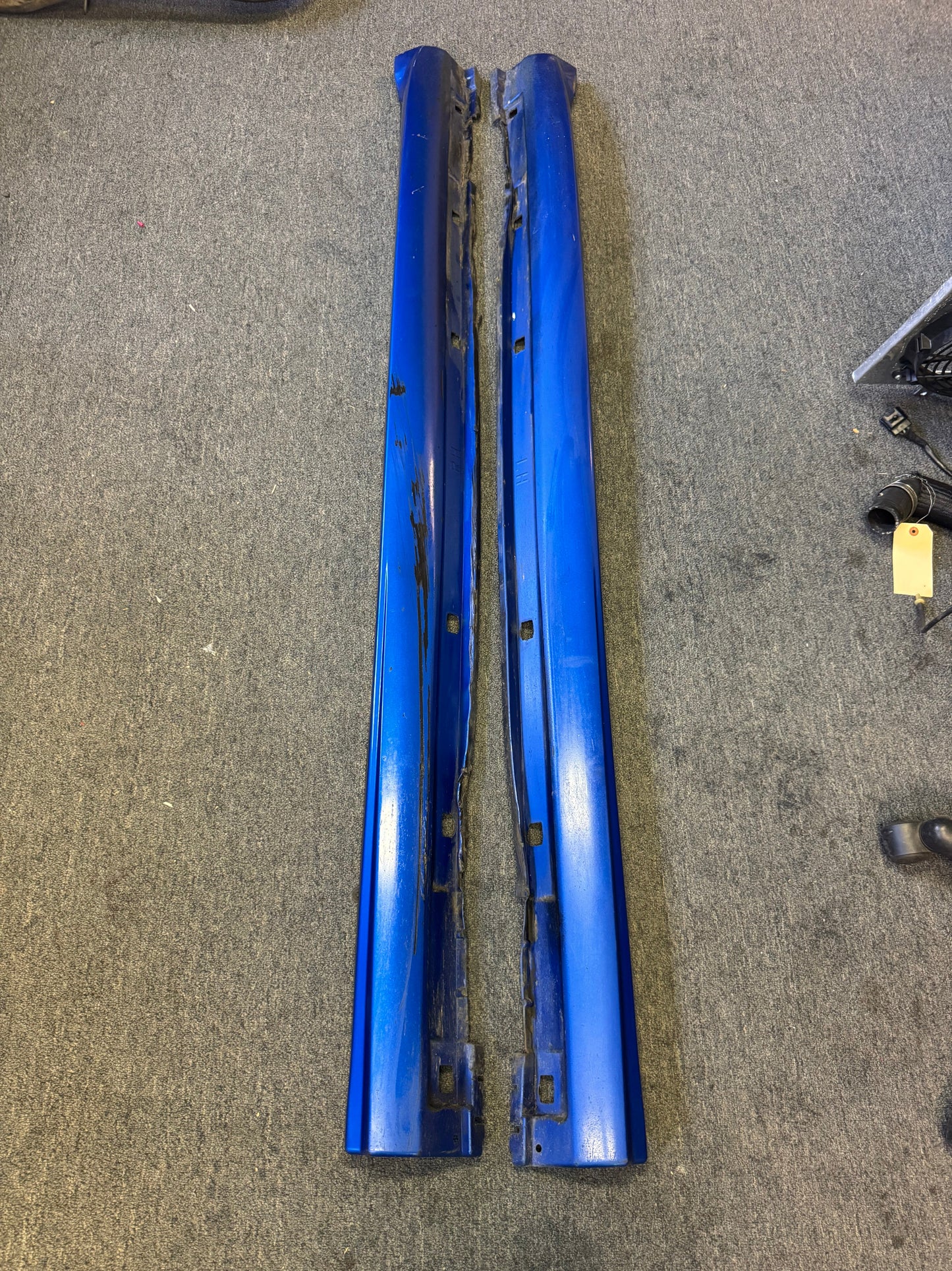 2004-2007 Subaru WRX STi WRB OEM Side Skirts Pair (Strut Wall)