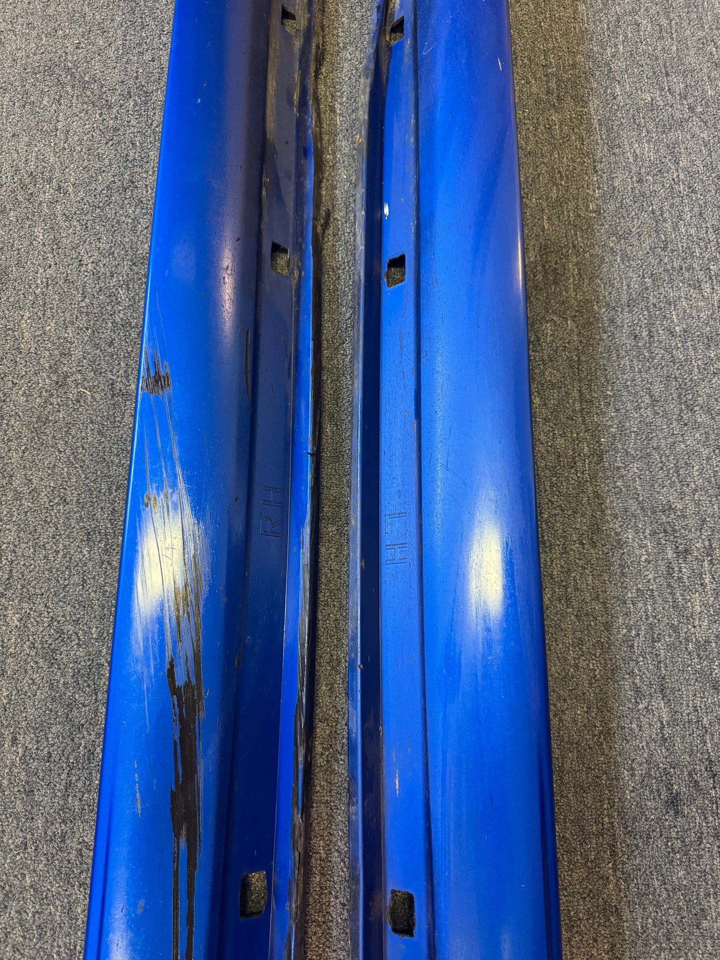 2004-2007 Subaru WRX STi WRB OEM Side Skirts Pair (Strut Wall)