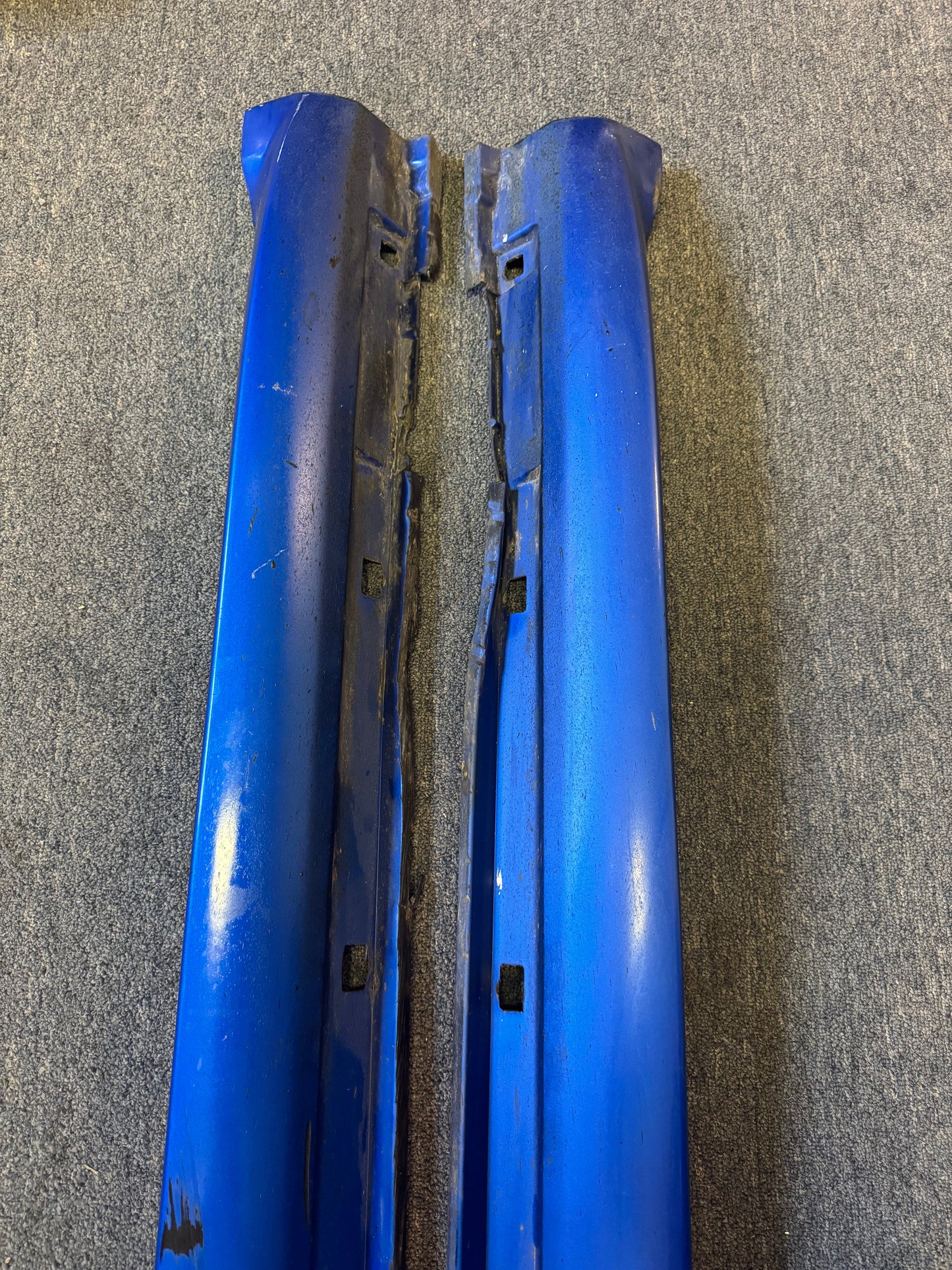 2004-2007 Subaru WRX STi WRB OEM Side Skirts Pair (Strut Wall)