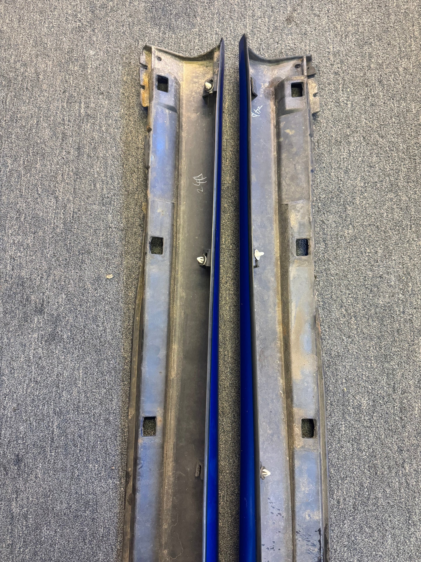 2004-2007 Subaru WRX STi WRB OEM Side Skirts Pair (Strut Wall)