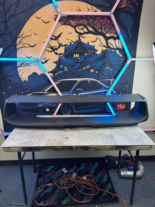 2004-2007 Subaru WRX STi Spoiler OEM Wing Painted Black