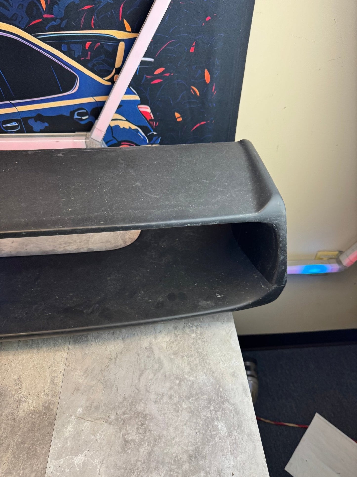 2004-2007 Subaru WRX STi Spoiler OEM Wing Painted Black