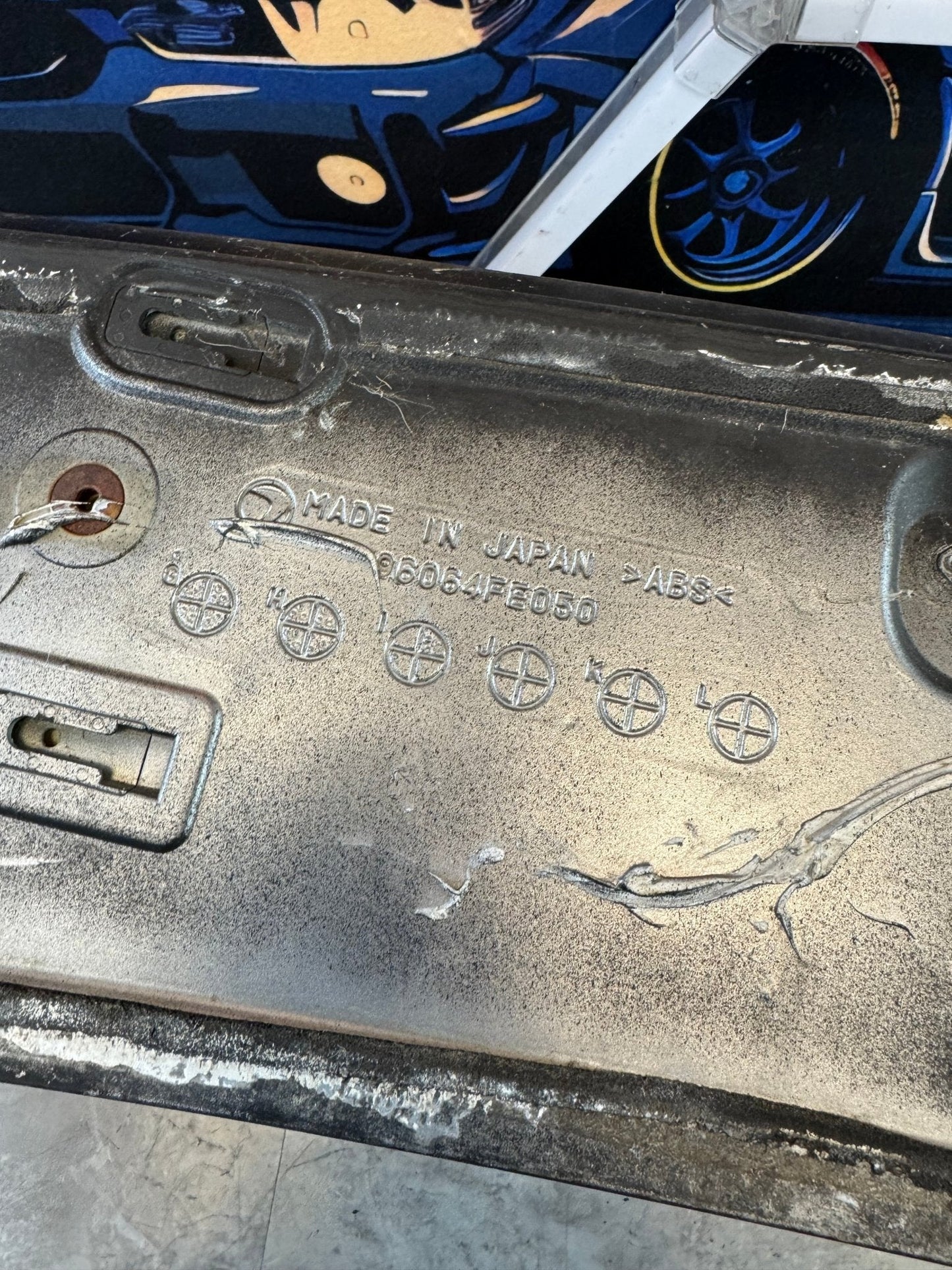 2004-2007 Subaru WRX STi Spoiler OEM Wing Painted Black