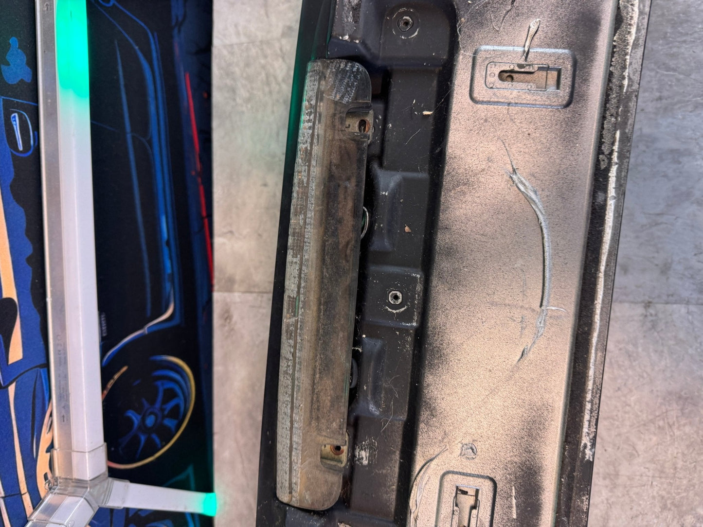 2004-2007 Subaru WRX STi Spoiler OEM Wing Painted Black