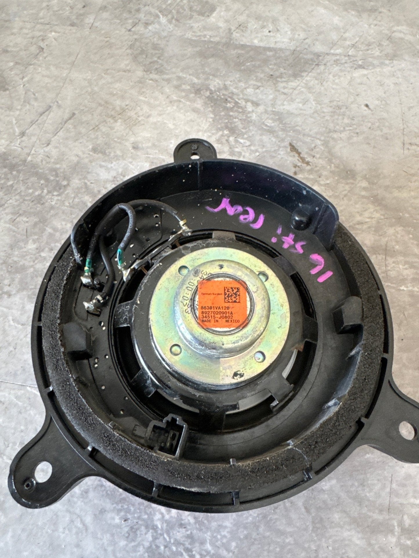 2015-2021 Subaru WRX STi Rear OEM Door Speaker (2)