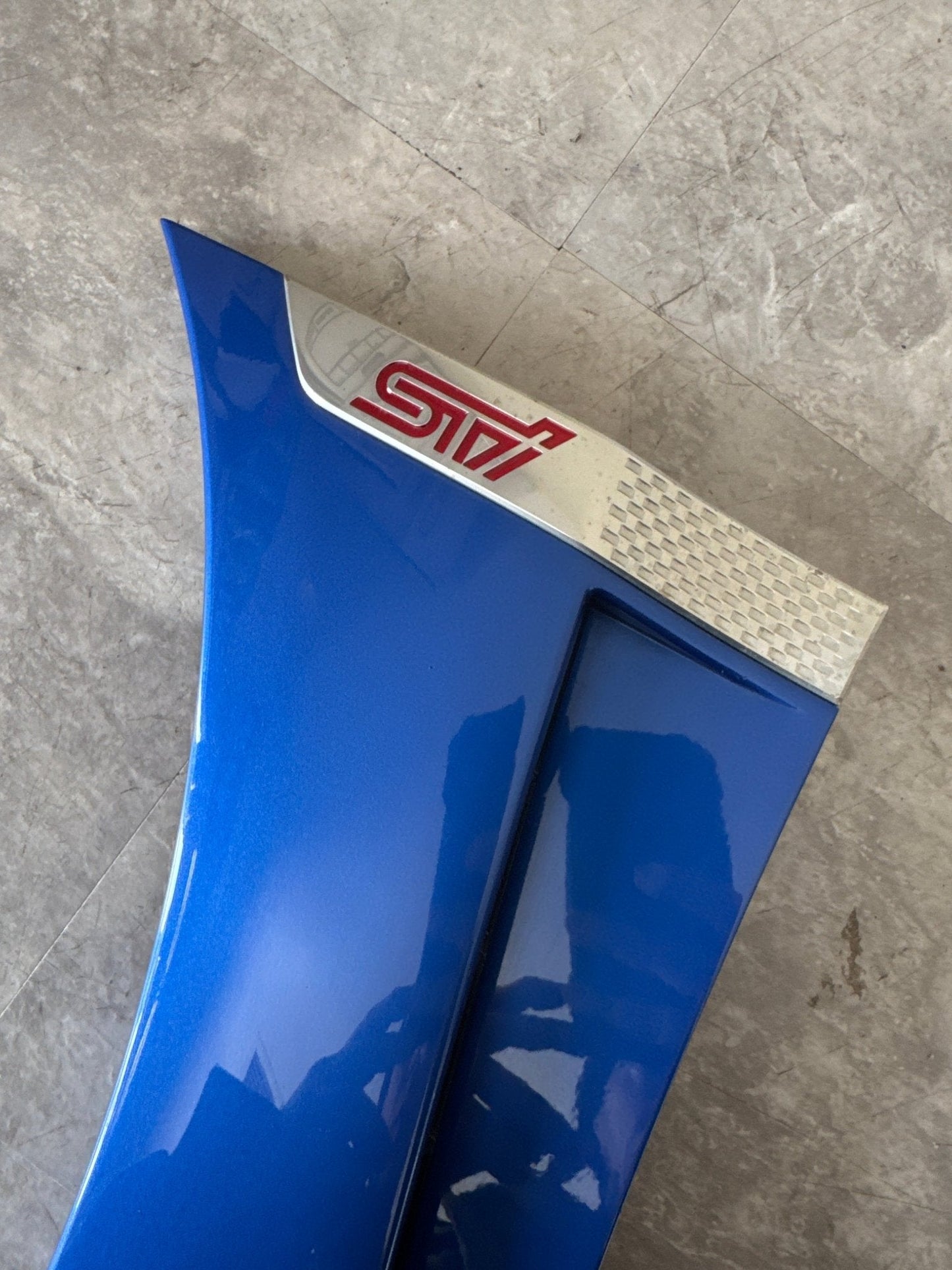 2019-2021 Subaru WRX STi Left OEM LH Fender Molding (K7X Blue) WRB
